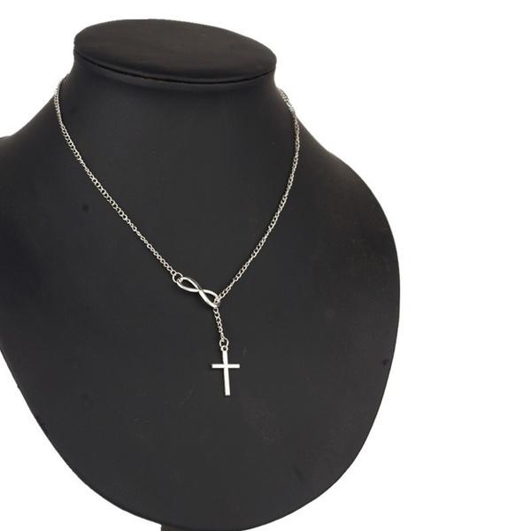 Ожерелье Infinity Cross Lariat