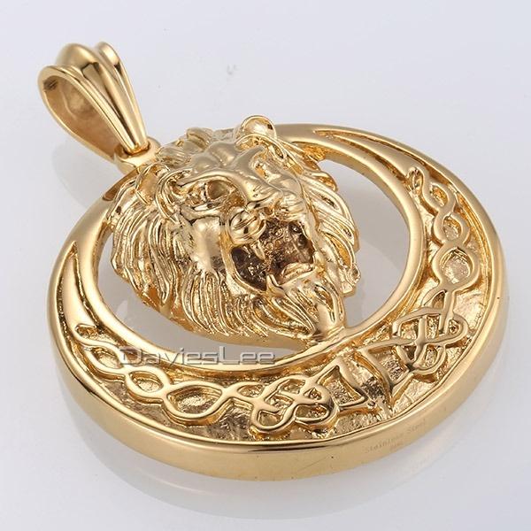 Davieslee  Lion Head Knot Men's Jewelry