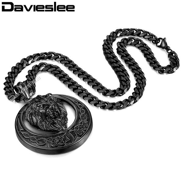 Davieslee  Lion Head Knot Men's Jewelry