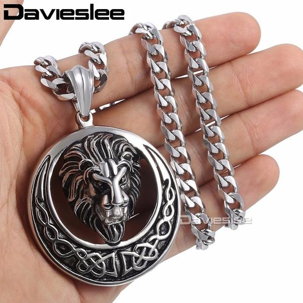 Davieslee  Lion Head Knot Men's Jewelry