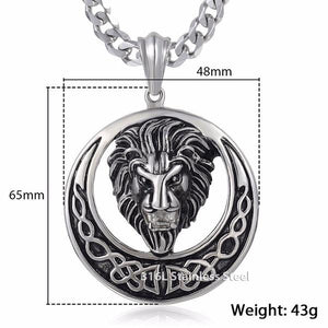 Davieslee  Lion Head Knot Men's Jewelry