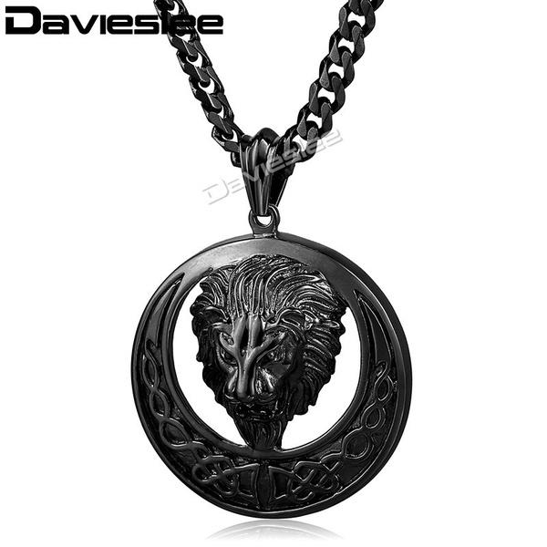 Davieslee  Lion Head Knot Men's Jewelry