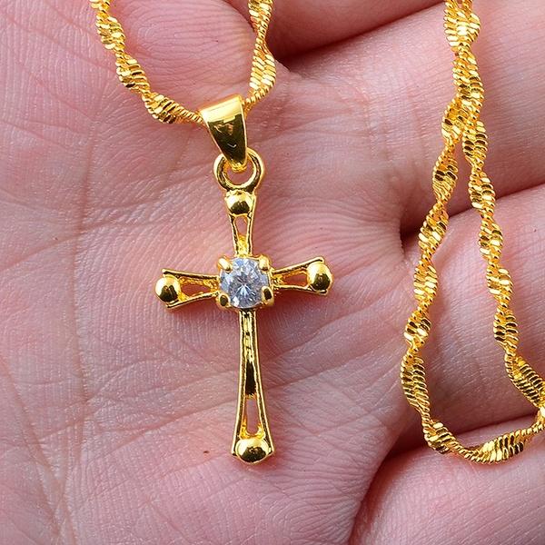 Modern Women Christian Cross and Chain