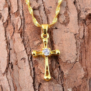 Modern Women Christian Cross and Chain