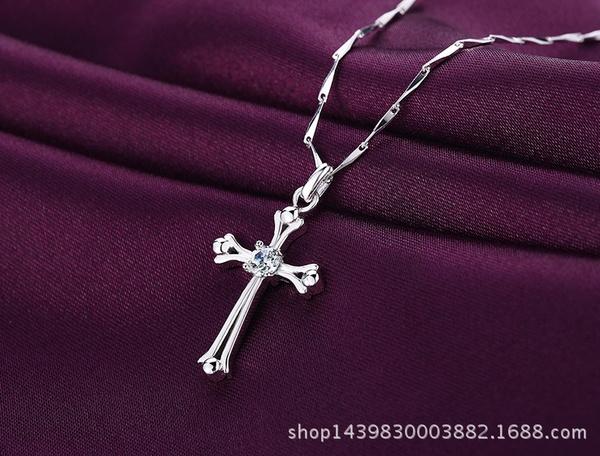 Modern Women Christian Cross and Chain