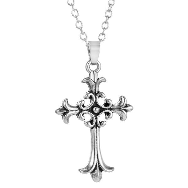 Crystal Religious cross Necklace Pendant Lovers Gift