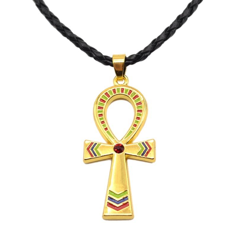 Colorful Ankh Cross Vintage