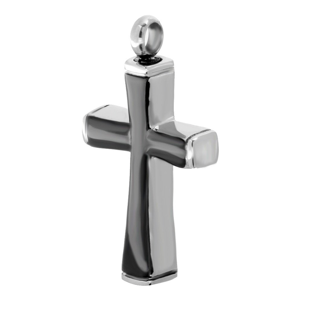 Stainless Steel Memorial Pet Ash Cross Urn