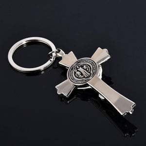 Exquisite God&Cross Key Ring