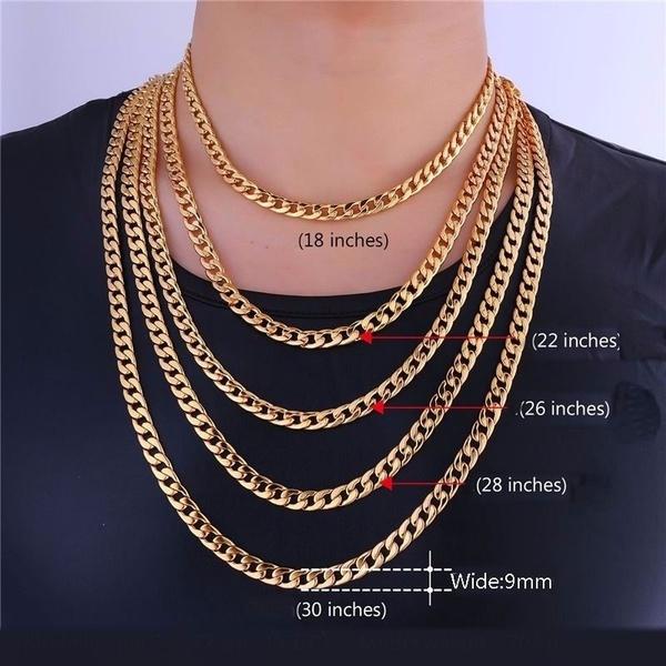 Club Link Chain Hip Hop Lobster Clasp Clavicle Necklace