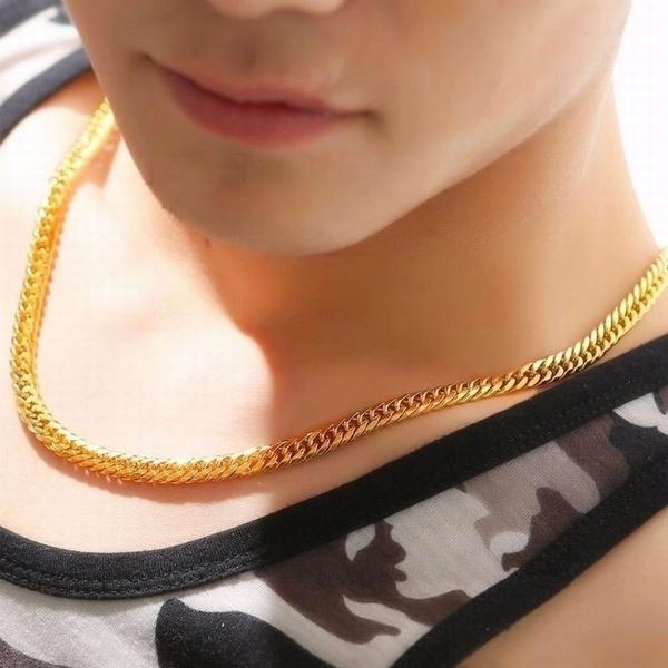 Club Link Chain Hip Hop Lobster Clasp Clavicle Necklace