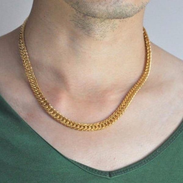 Club Link Chain Hip Hop Lobster Clasp Clavicle Necklace