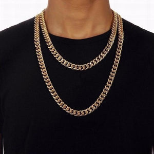 Club Link Chain Hip Hop Lobster Clasp Clavicle Necklace