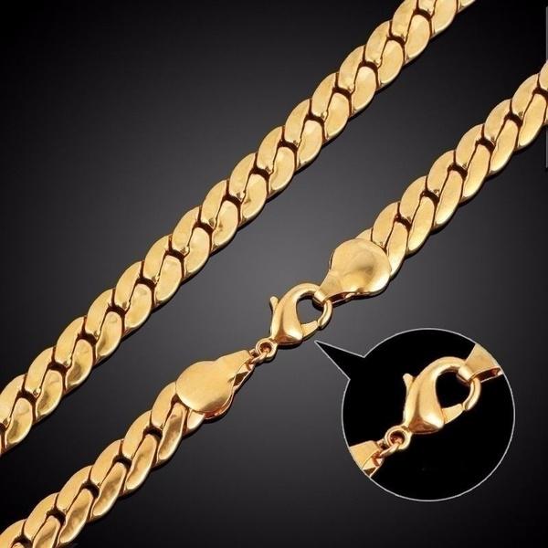 Club Link Chain Hip Hop Lobster Clasp Clavicle Necklace