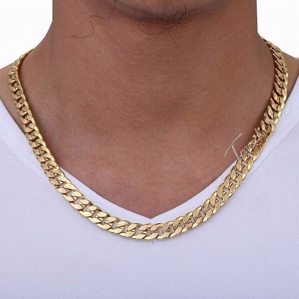 Club Link Chain Hip Hop Lobster Clasp Clavicle Necklace