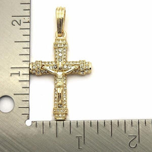 Figaro Chain Necklace Cross