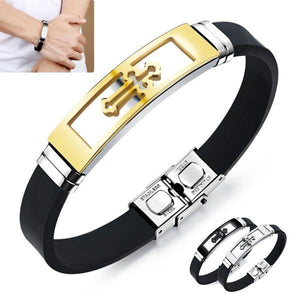 Masculine Faithband Bangle