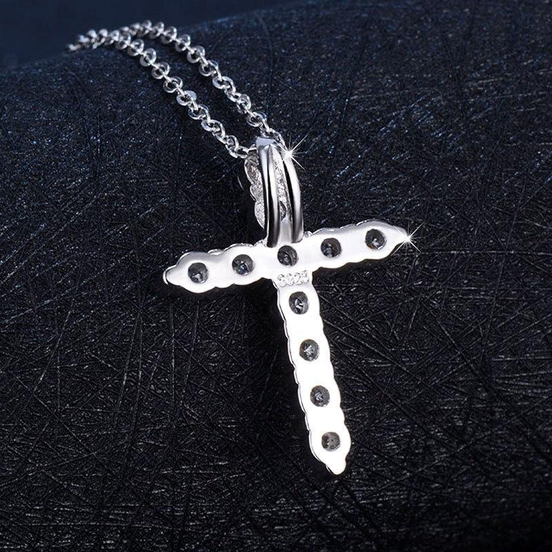 Vintage Flash Zircon Diamond Cross