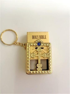 Excellent Cross Bible Keychain Style