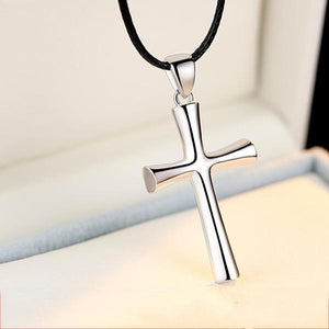 Cross Pendant Choker Necklace for Couples