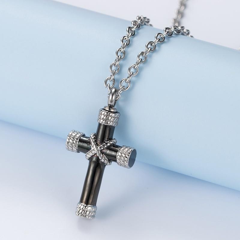 Memorial Ashes Urn Cross Pendant