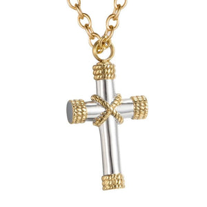 Memorial Ashes Urn Cross Pendant