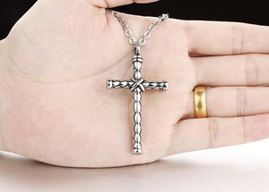 Fashion Cross Silver Necklace Jewelry