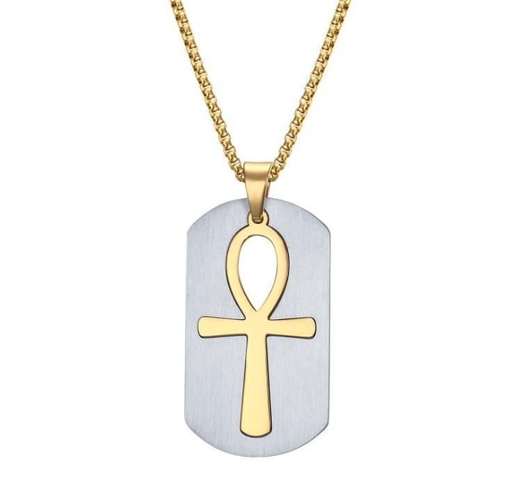 Unique Cut Out Ankh Egyptian Cross Necklace