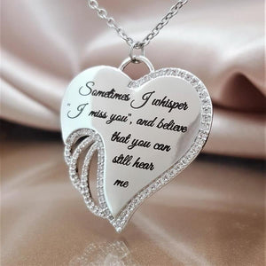 Elegant Sanctity Angel Wing Necklace