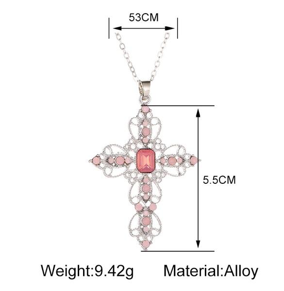 Morganite Large Crystal Christian Hope Charm